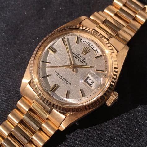 value of rolex president gold purchased in 1972|gold rolex presidential model.